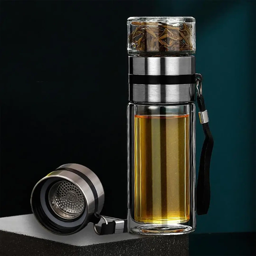 Bouteille de Thé avec Infuseur  350 ml/450 ml  زجاجة شاي مزودة بمصفاة